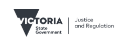 Vic Gov Justice & Regulation Logo