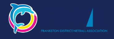Frankston District Netball Association Logo