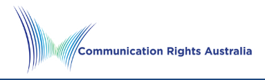 Communication Rights Australia Logo
