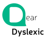 Dear Dyslexic Logo